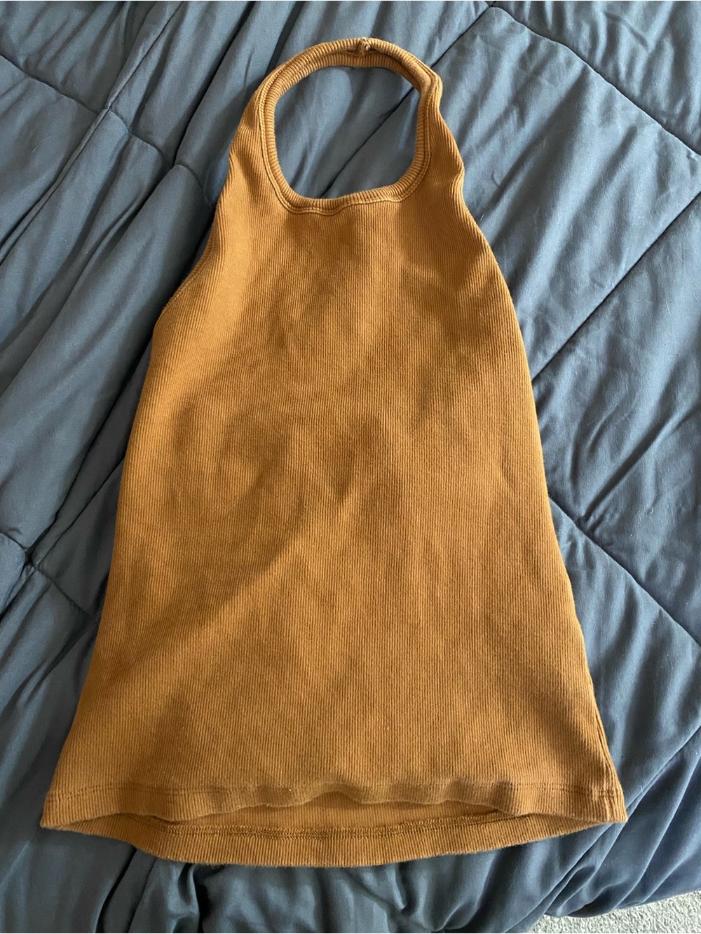 gillia brown halter top